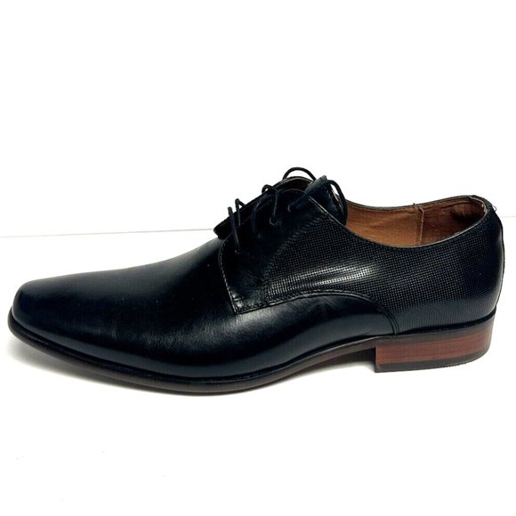 Florsheim Men\'s Postino Plain Toe Oxford Black Leather Size 14 D main image 5
